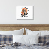 Toile Retro Halloween Feral Time to Stir Pot (Insitu(Chambre))