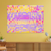 Toile Retro moderne abstraction liquide 2 (Insitu(Salon))