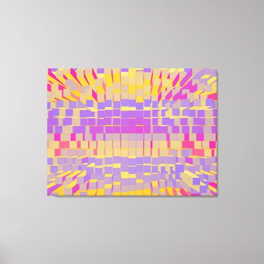 Toile Retro moderne abstraction liquide 2 (Recto)