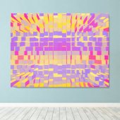 Toile Retro moderne abstraction liquide 2 (Insitu (Plancher de Bois))