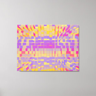 Toile Retro moderne abstraction liquide 2