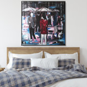 Toile Retro Rain Painting by Alfred Fox (Insitu(Chambre))