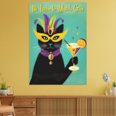 Toile Retro Sophisticats Its Time to Mardi Gras Martini (Insitu(Salon))