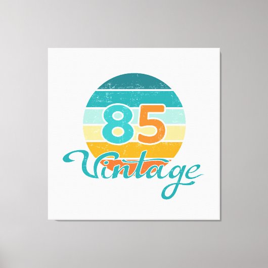 Toile Retro Sunset 85 Vintage Distressed (Recto)