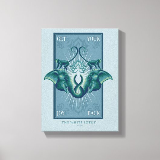 Toile Retrouvez votre joie - Le Lotus Blanc (Recto)