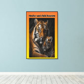 Toile Réunion de la mère et de l'enfant (Insitu (Plancher de Bois))