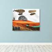 Toile Réunion du Sommet (Insitu (Plancher de Bois))