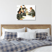 Toile Réunion vintage des dirigeants des compagnies aéri (Insitu(Chambre))