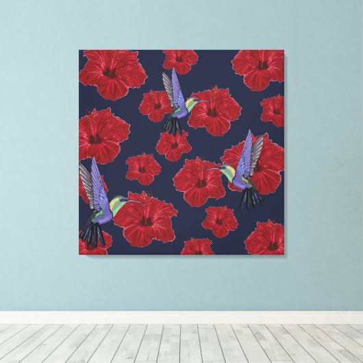 Toile Rêve de colibris (Insitu (Plancher de Bois))