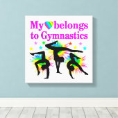 TOILE RÊVE DE LA GYMNASTIQUE (Insitu (Plancher de Bois))