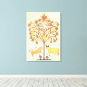 Toile Rêve de Nebucadnetsar de la 'Bible (Insitu (Plancher de Bois))