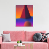 Toile Rêve de pyramide machiné (Insitu(Salon))
