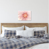 Toile Rêve floral rose doux Fleur d'art fractal Abstrait (Insitu(Bedroom))