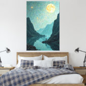 Toile Rêve Lune (Insitu(Chambre))
