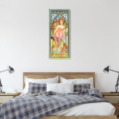 Toile Réveil matinal par Alphonse Mucha (Insitu(Chambre))