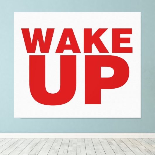 Toile Réveiller le rouge (Insitu (Plancher de Bois))