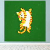 Toile Réveillez-vous Chat (Insitu (Plancher de Bois))