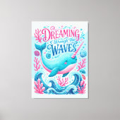 Toile Rêver à travers les vagues (Recto)