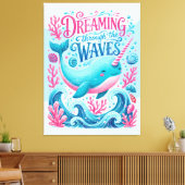 Toile Rêver à travers les vagues (Insitu(Salon))