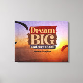 Toile Rêver Gros Et Oser Échouer (Recto)