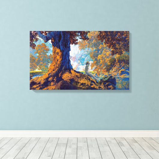 Toile Rêver | Maxfield Parrish | (Insitu (Plancher de Bois))