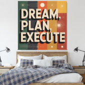 Toile Rêver, Planifier, Exécuter (Insitu(Chambre))