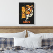 Toile "Rêver, planifier, exécuter Tiger Canvas art (Insitu(Chambre))
