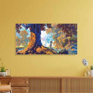 Toile Rêverie Maxfield Parrish