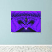 Toile Rêves arc-en-ciel violet, deux étoiles (Insitu (Plancher de Bois))