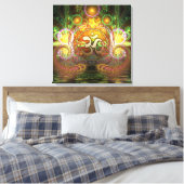 Toile Rêves Aum Dorés (Insitu(Chambre))