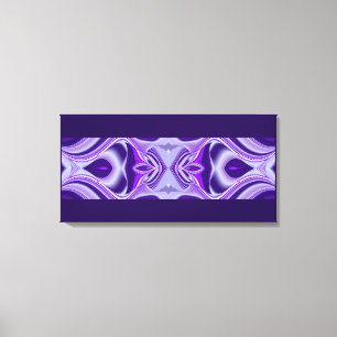 Toile Rêves de fleurs violettes, Art de fantaisie abstra