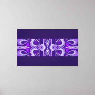 Toile Rêves de fleurs violettes, Imaginaire Abstrait Rai