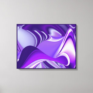 Toile Rêves de neige violette, Art de fantaisie de arc-e