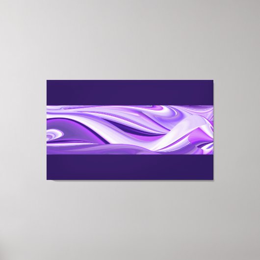 Toile Rêves de neige violette, Imaginaire Abstrait Arc-e (Recto)