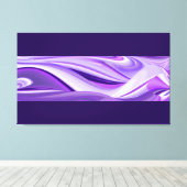 Toile Rêves de neige violette, Imaginaire Abstrait Arc-e (Insitu (Plancher de Bois))