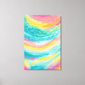 Toile Rêves de piscine à marée tropicale (Recto)