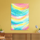 Toile Rêves de piscine à marée tropicale (Insitu(Salon))