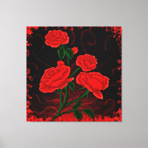 Toile Rêves de velours cramoisi