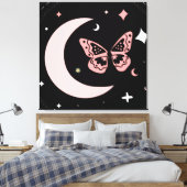 Toile Rêves lunaires et nuits papillon (Insitu(Chambre))