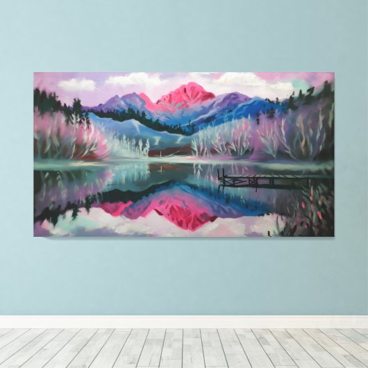 Toile Rêves reflétés (Insitu (Plancher de Bois))