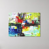 Toile "Rêves Vifs", Art Abstrait (Recto)