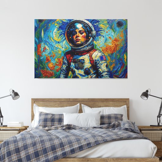 TOILE RÊVEUR DE L'ÈRE SPATIALE 4 (Insitu(Chambre))