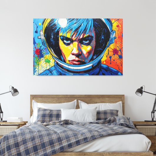 TOILE RÊVEUR DE L'ÈRE SPATIALE 8 (Insitu(Chambre))