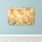 Toile Rêveurs par Albert Joseph Moore, Art victorien (Insitu (Plancher de Bois))