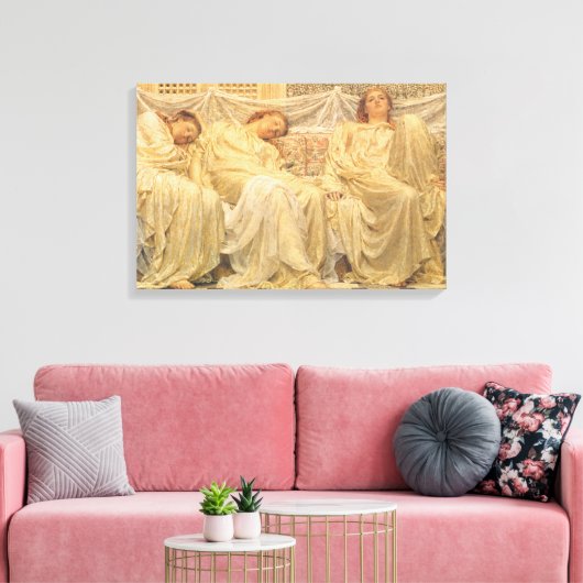 Toile Rêveurs par Albert Joseph Moore, Art victorien (Insitu(Salon))