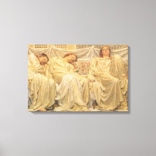 Toile Rêveurs par Albert Joseph Moore, Art victorien (Recto)