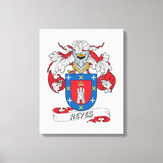 Toile Reyes Family Crest (Recto)