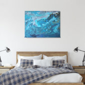 Toile Rhapsody en Turquoise (Insitu(Chambre))