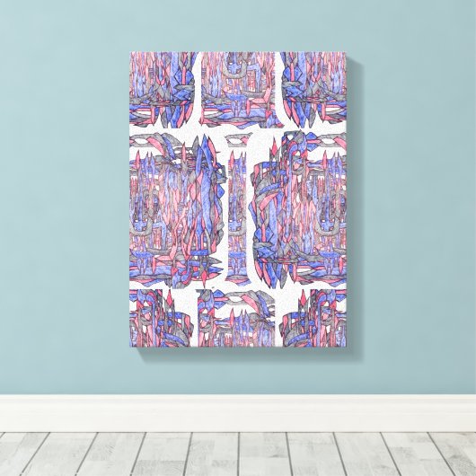 Toile Rhythm of the Deep: Abstract Expression (Insitu (Plancher de Bois))