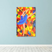 Toile Rhythms of Fire (Insitu (Plancher de Bois))